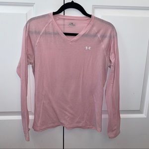 Under Armour Baby Pink Long Sleeve Top